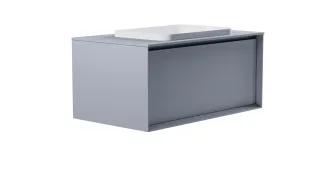 Тумба с раковиной Astra-Form Фрейм 4631177715372 100 см голубой матовый